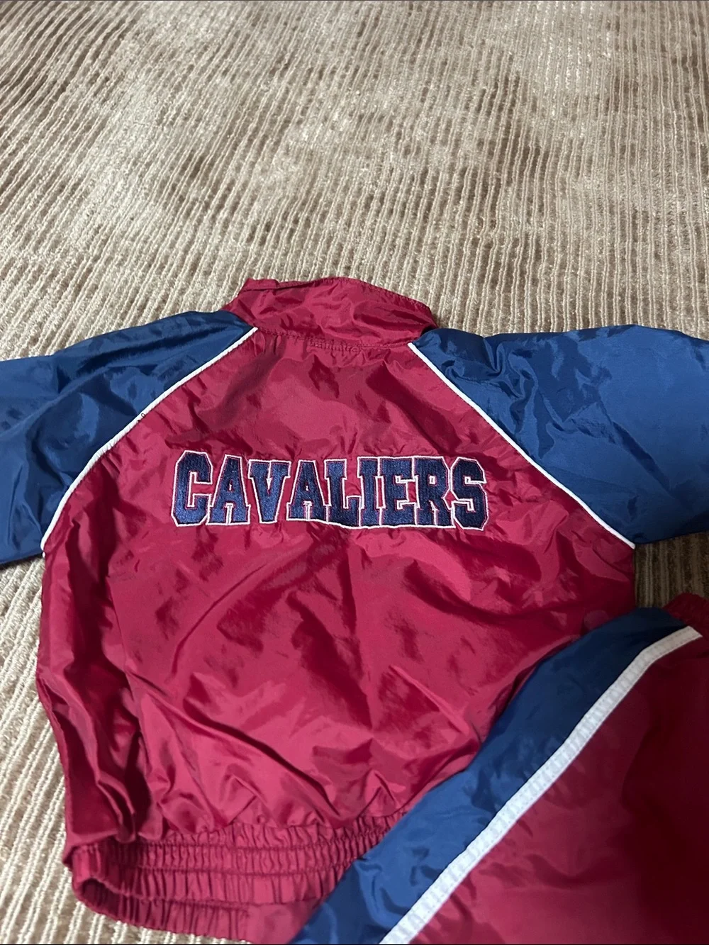 VTG Kids Cavaliers Windbreaker Set embroidered logo 90s official NBA tag 12mths